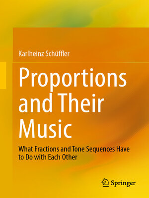 cover image of Proportions and Their Music